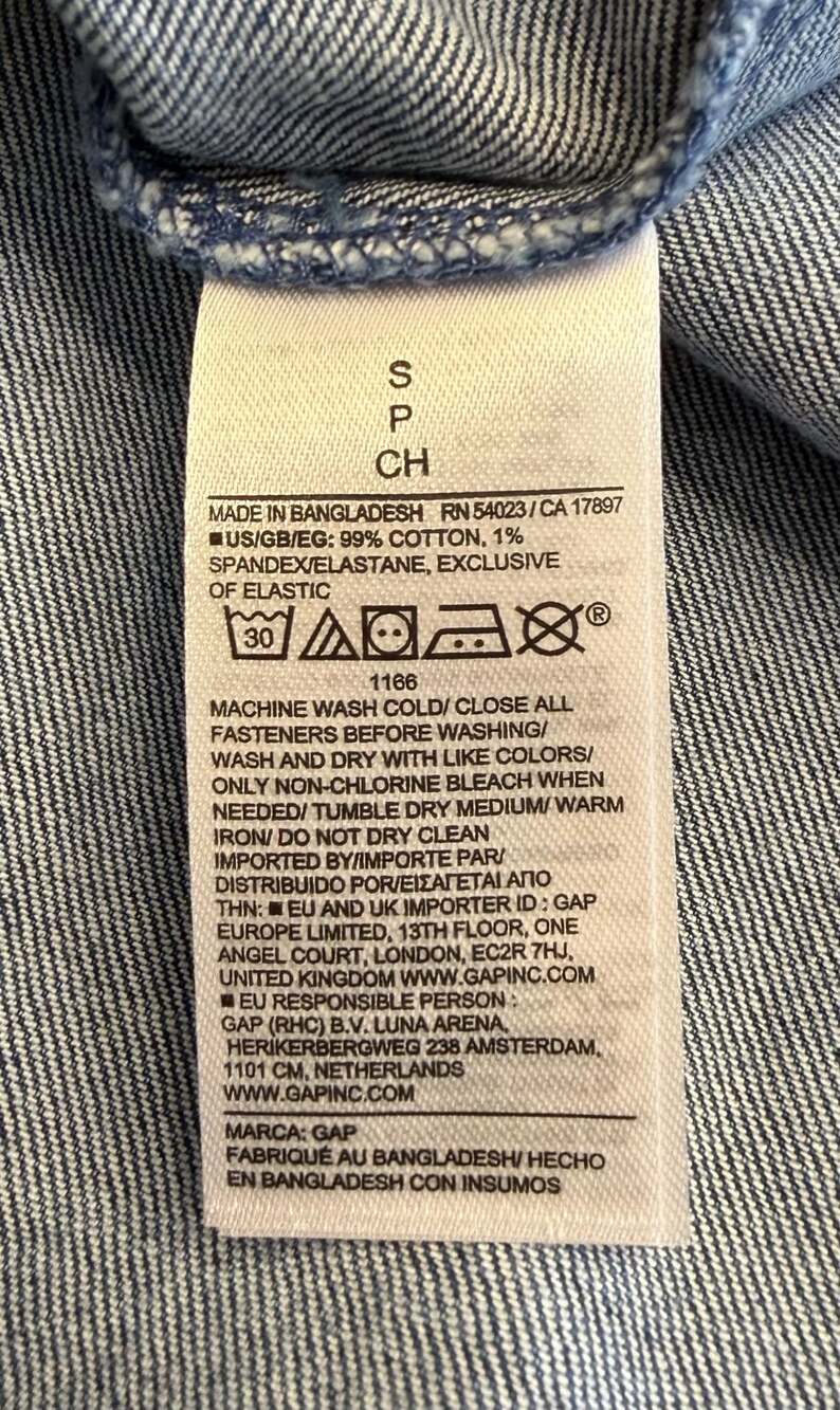 NWT Gap Denim Scoop Neck Maxi Dress Small Medium Wash Fit & Flare - Picture 6 of 12